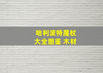 哈利波特魔杖大全图鉴 木材